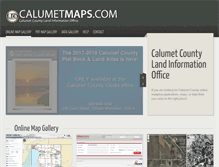 Tablet Screenshot of calumetmaps.com